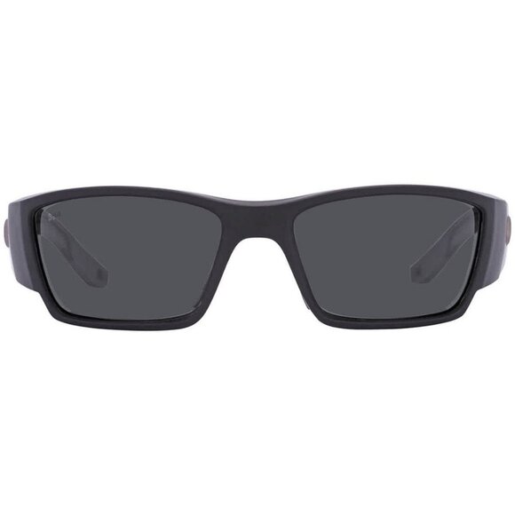 New Costa Del Mar Corbina Pro Grey Polarized Glass Wrap Men's Sunglasses 6S9109